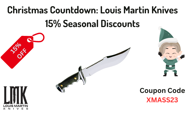 christmas countdown louis martin knives 15% seasonal discounts