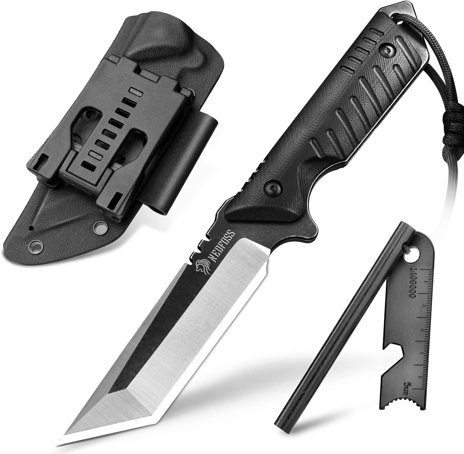 survival knives with fire starter and kydex sheath