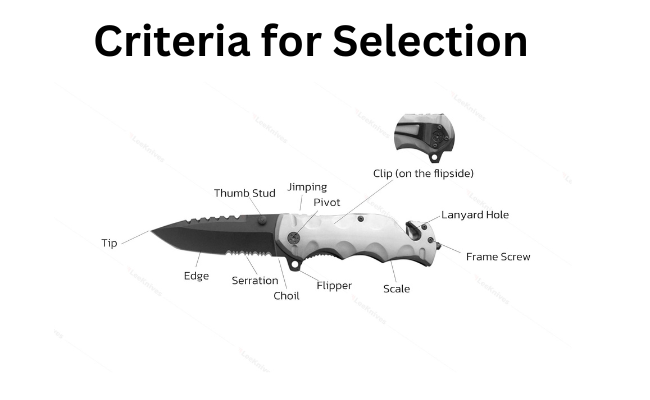 criteria for selection